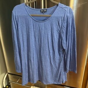 Blue Long Sleeve Top line brand
